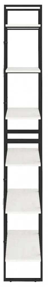 fehér tömör fenyőfa magasszekrény 80 x 30 x 210 cm