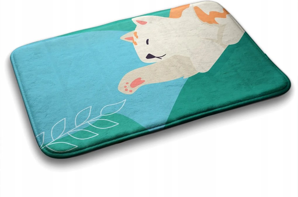 Fürdőszobaszőnyeg puha cica Állatok 90x60 cm