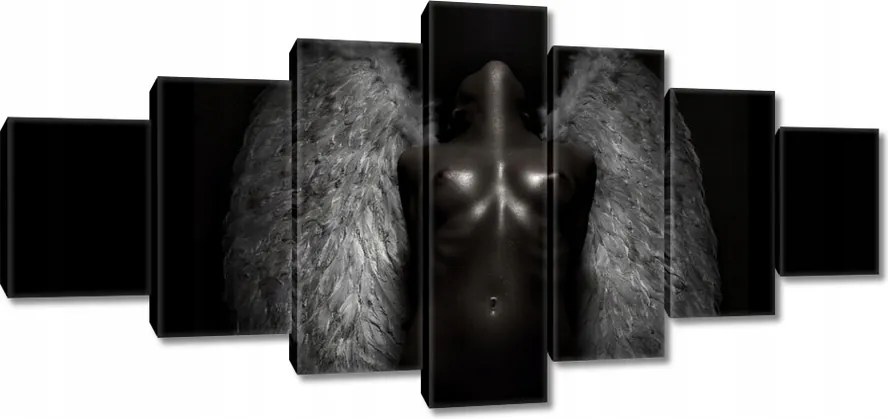 Vászonkép 210x100 Angyali női akt