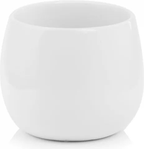 Kerámia virágtartó dekoratív 13,5 cm fehér