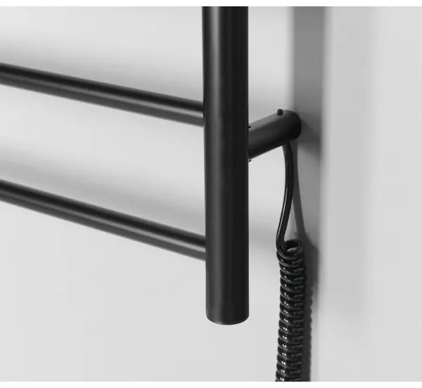 Sapho - Elektromos törölközőszárító REDONDO 75W/230V 50x90 cm matt fekete