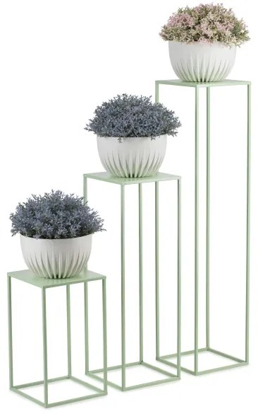 Virágállvány 40x24 cm világoszöld