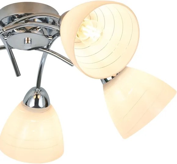 Felületre szerelhető csillár CLARA 5xE27/15W/230V fényes króm