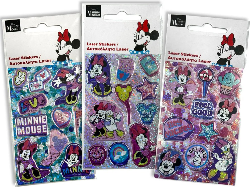 Disney Minnie Smiles hologrammos matrica szett