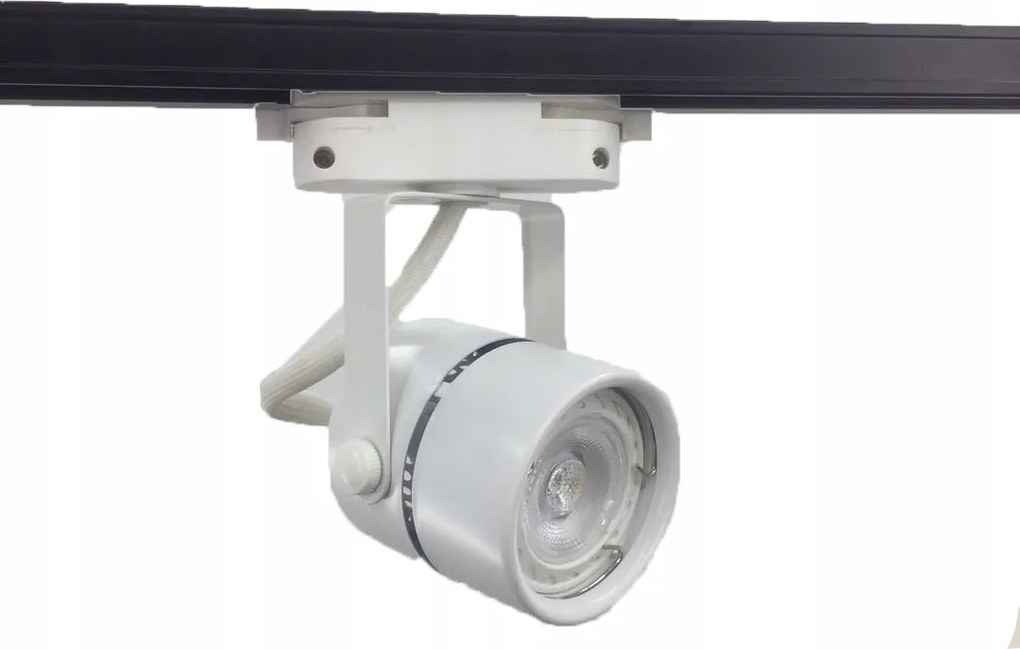 4, Mennyezeti spotlámpa kerek sínre Led kábel fehér