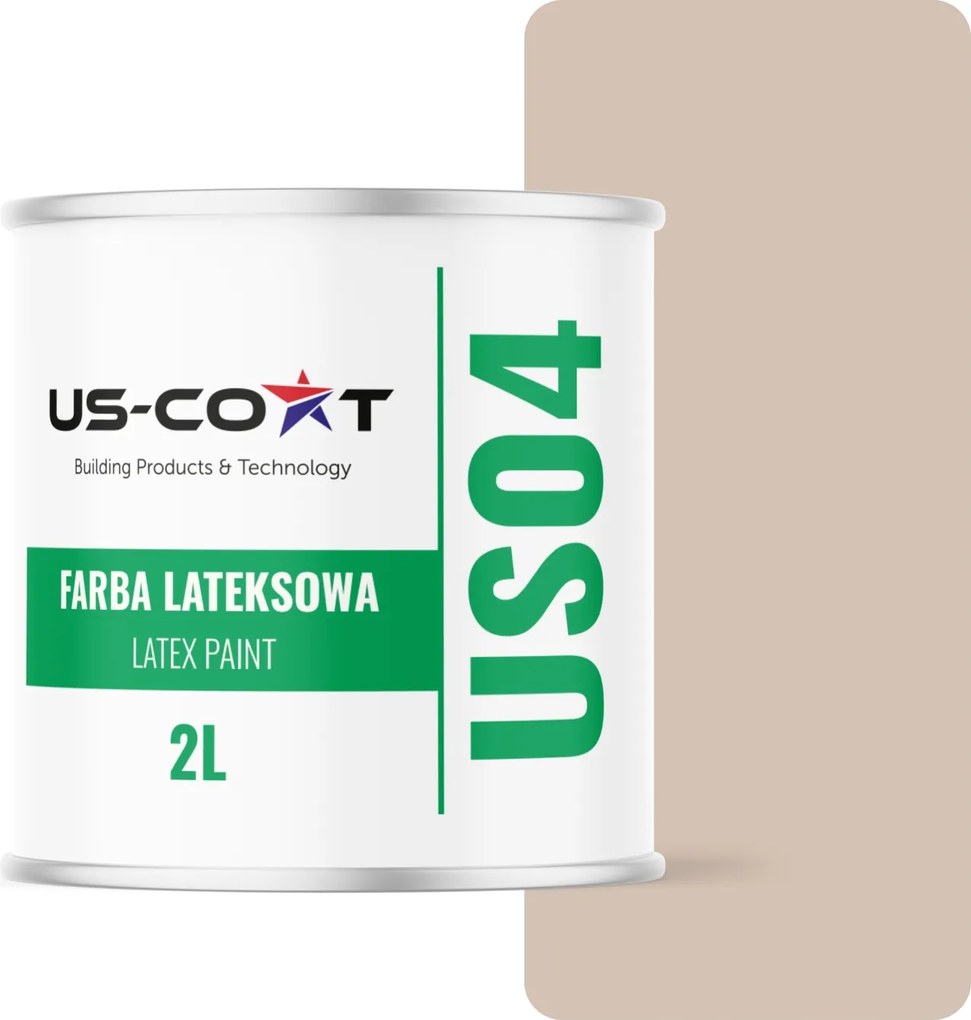 Latex Falfesték Világos Dió Színű H4952 2L Matt Mennyezeti Falfesték