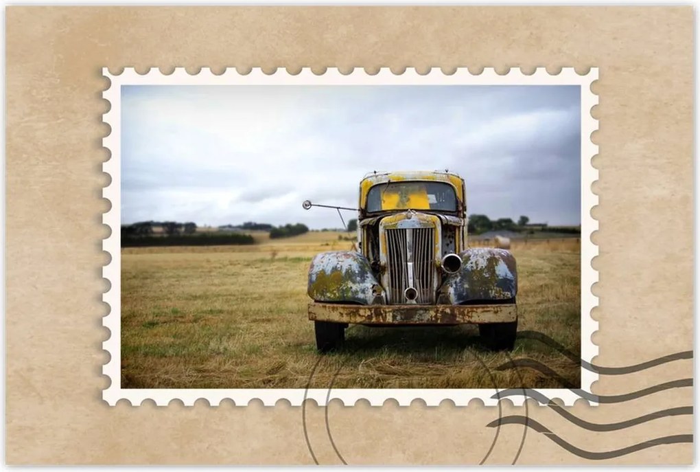 Poszterek 60x40 Oldtime Rost Style