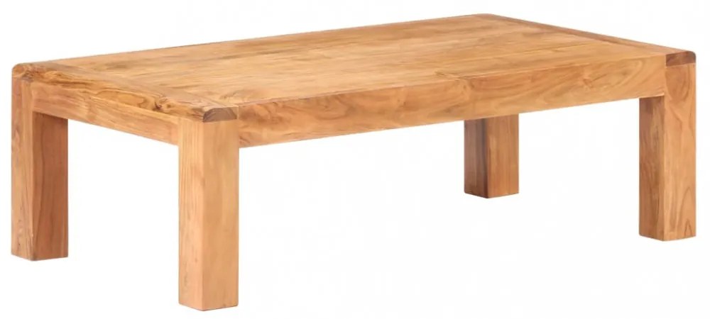 tömör akácfa dohányzóasztal mézszínű felülettel 110x60x35 cm
