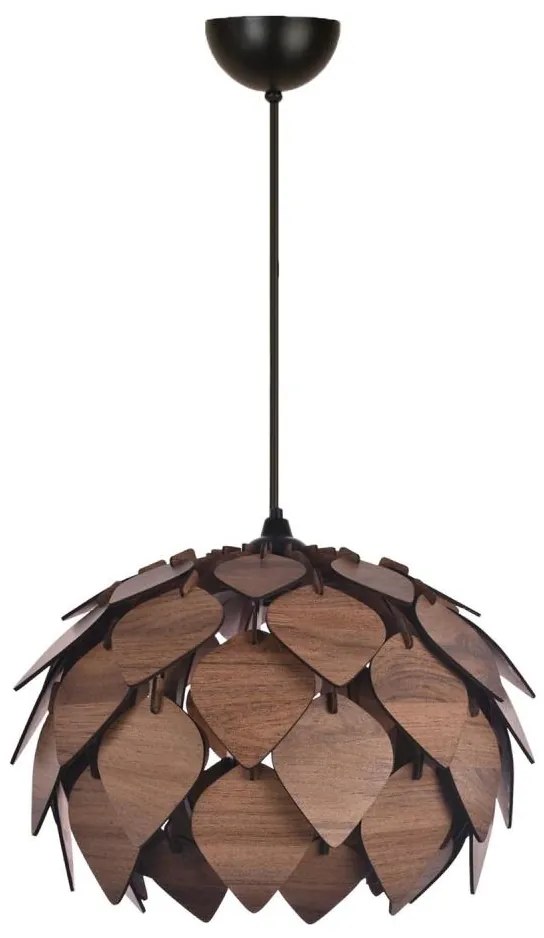 Csillár zsinóron 1xE27/40W/230V barna