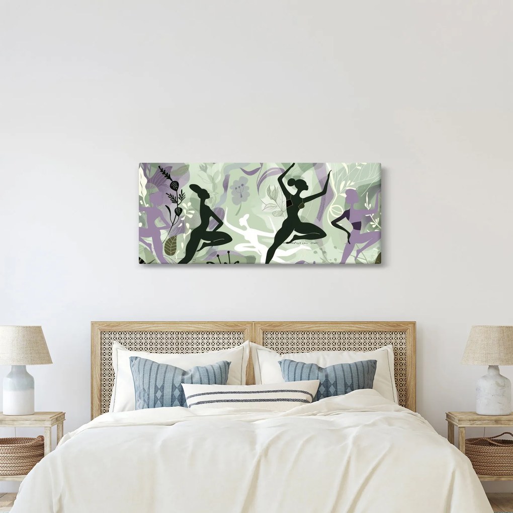 Kép - A táncosok illusztrációja (120x50 cm)