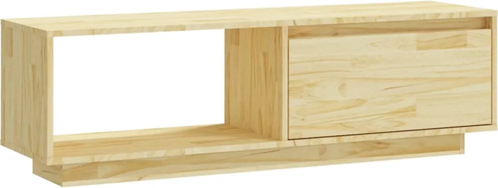 vidaXL tömör fenyőfa TV-szekrény 110 x 30 x 33,5 cm