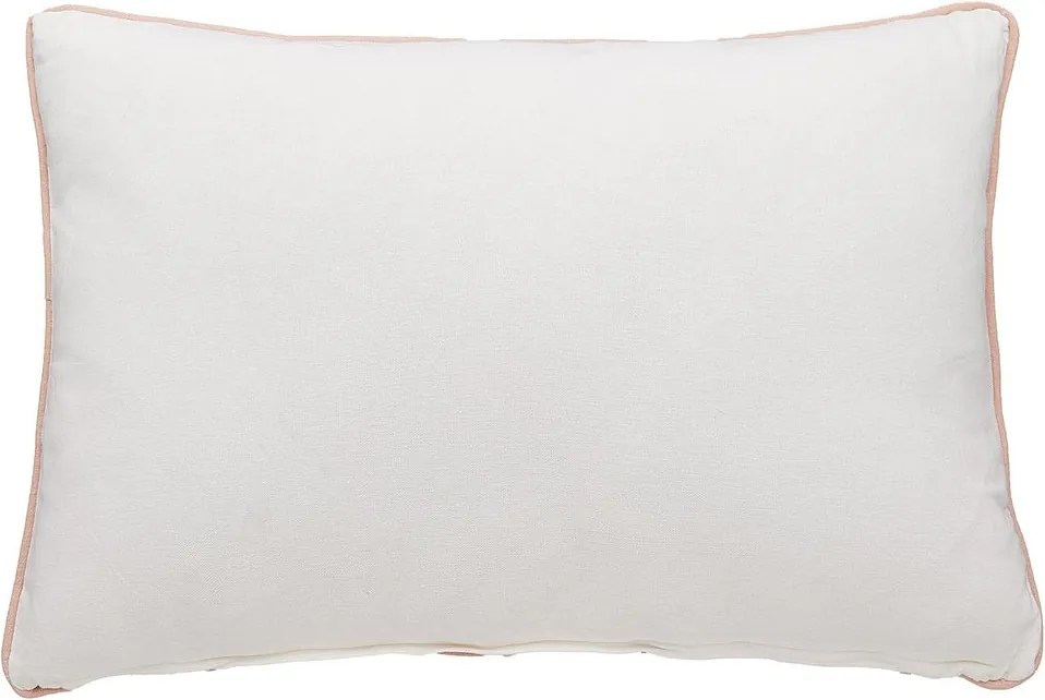 COTTON VELVET hímzett pamutbársony párna 40x60 cm, virágos