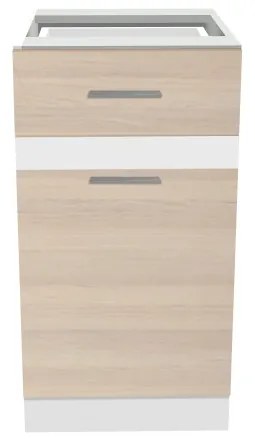 Salandra egyfiókos alsó konyhaszekrény IC 40 Cappuccino N