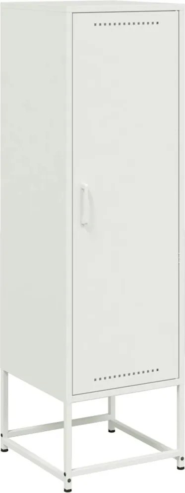 vidaXL fehér acél magasszekrény 36 x 39 x 123 cm
