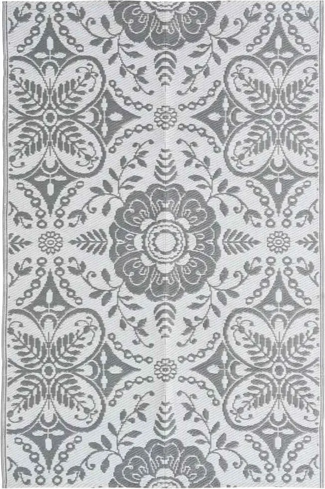 vidaXL kültéri szőnyeg ARAKIL világosszürke 120x180 cm PP