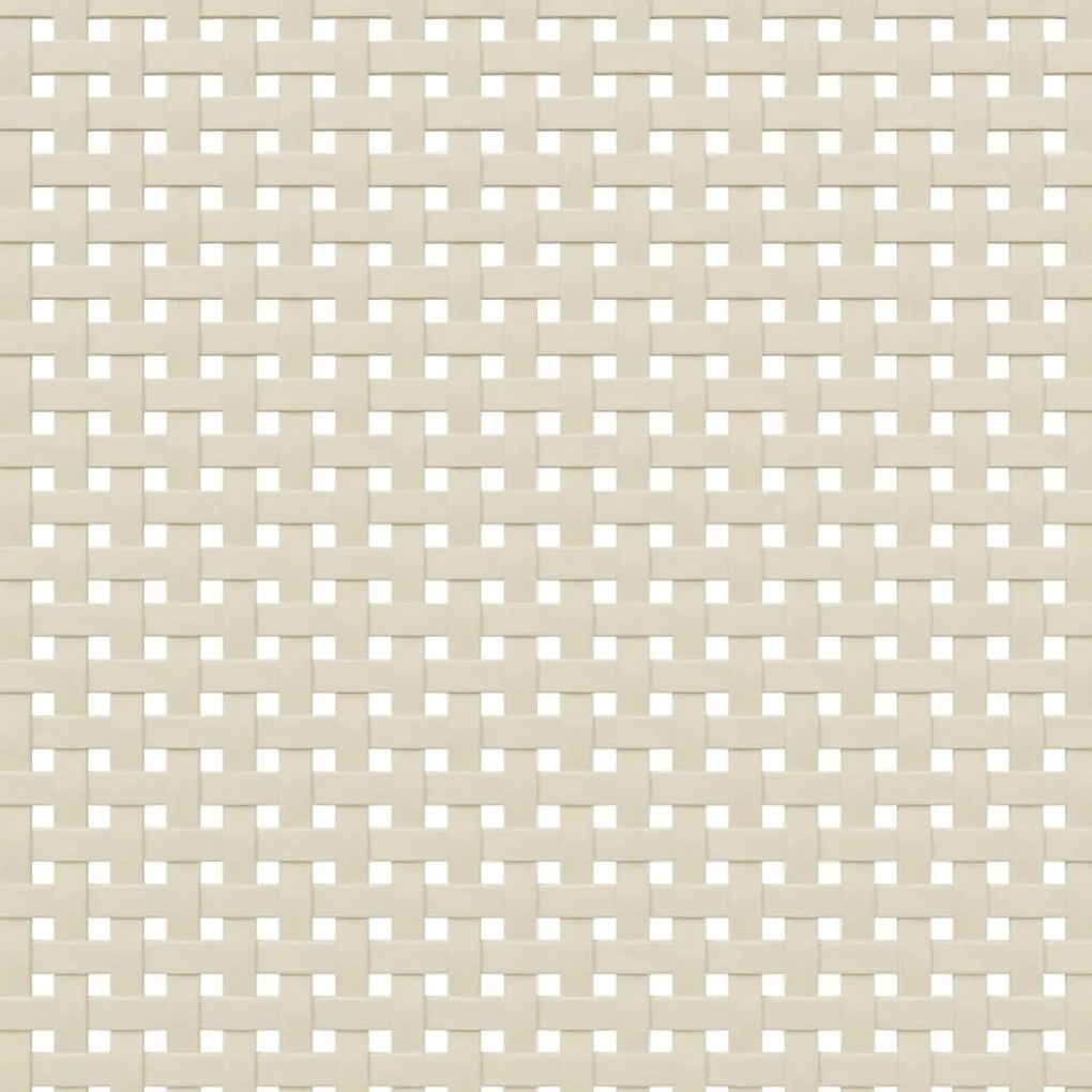 SENJA fehér rattanhatású tömör fa cipőszekrény 59,5x35x107 cm
