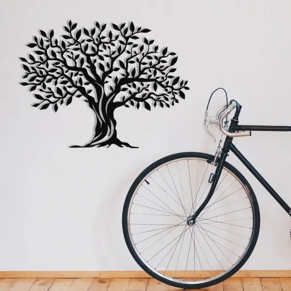 Fali dekoráció 69x52 cm fa fém