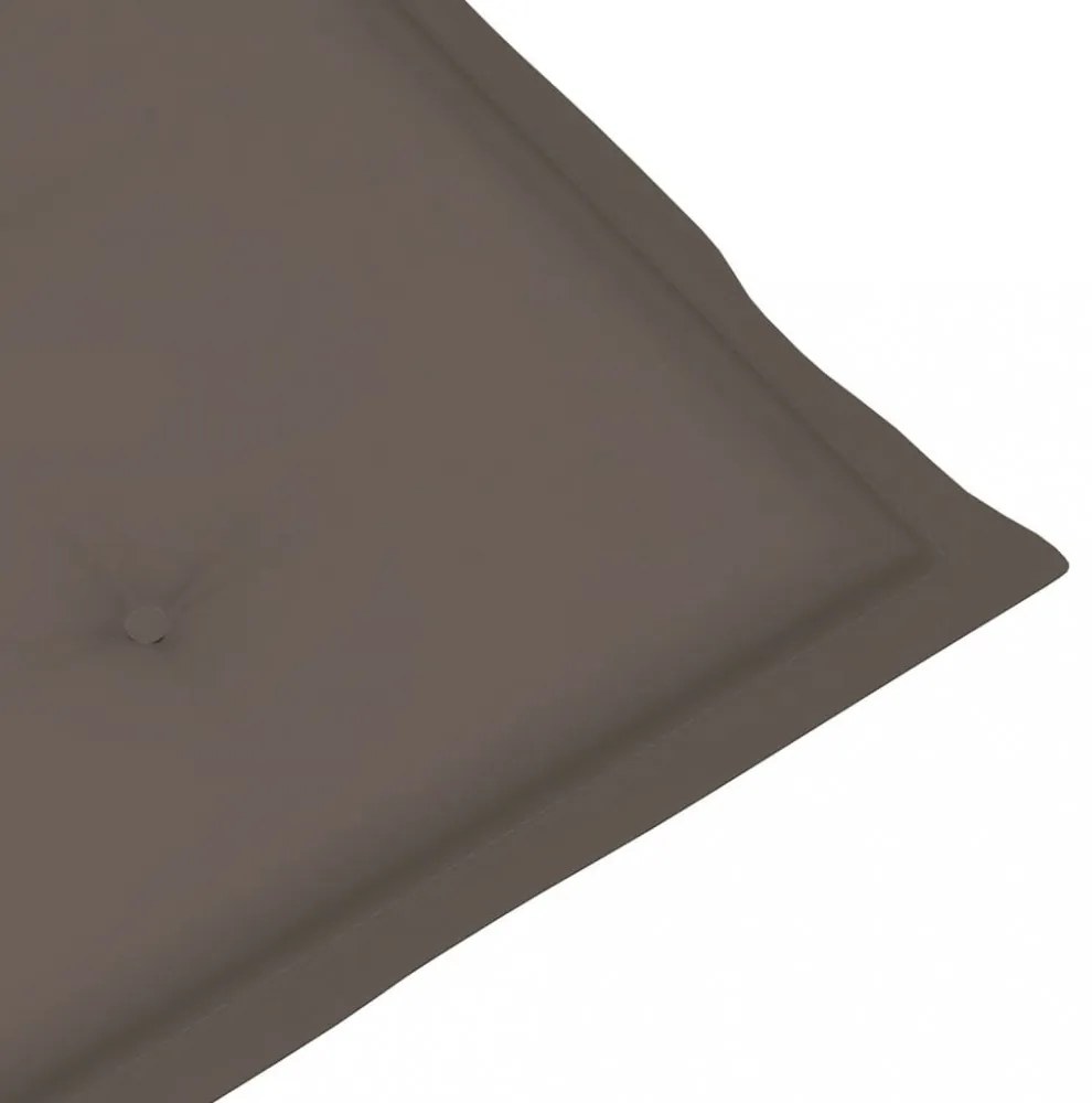 4 db tópszínű oxford szövet háttámlás székpárna 100x50x3 cm
