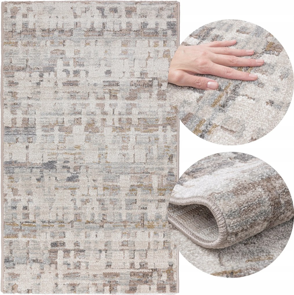 Szőnyeg Járda Modern 60x100cm Hálószoba Puha Divatos 3D Minta Stílusos