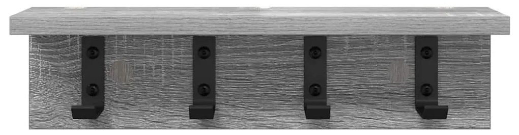 Fali Kabáthorog Szürke sonoma 40 x 10.5 x 10.5 cm Faanyag