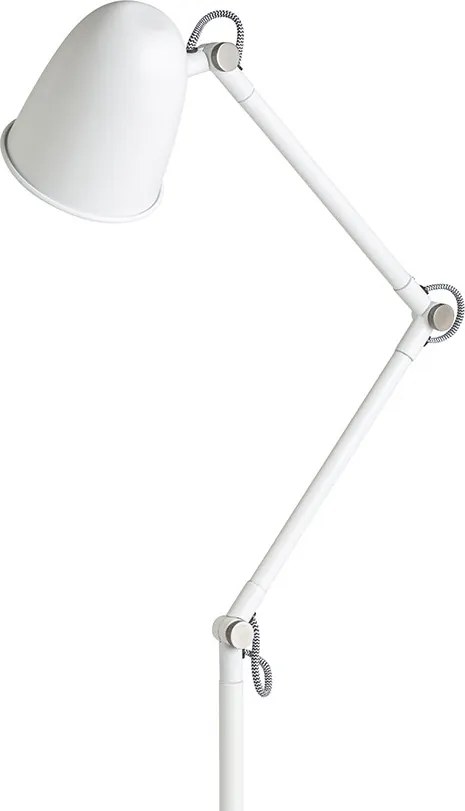 RENDL DANNY állólámpa fehér matt nikkel 230V LED E14 5W