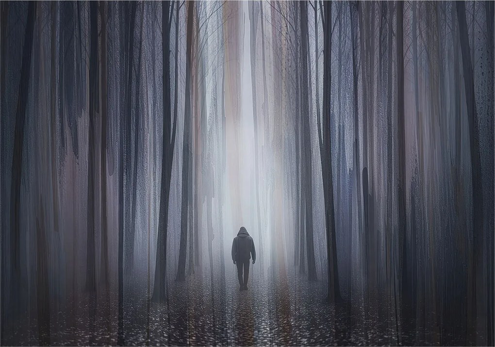 Flizelin fotótapéta Flizelin Designer Erdei csend 312x219 Ragasztó