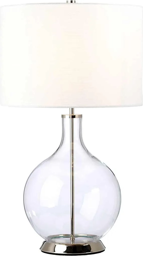 Elstead modern asztali lámpa orb nikkel elsorb-clear-pn-wht