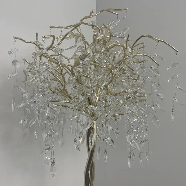 Kristály állólámpa 5xG9/40W/230V arany