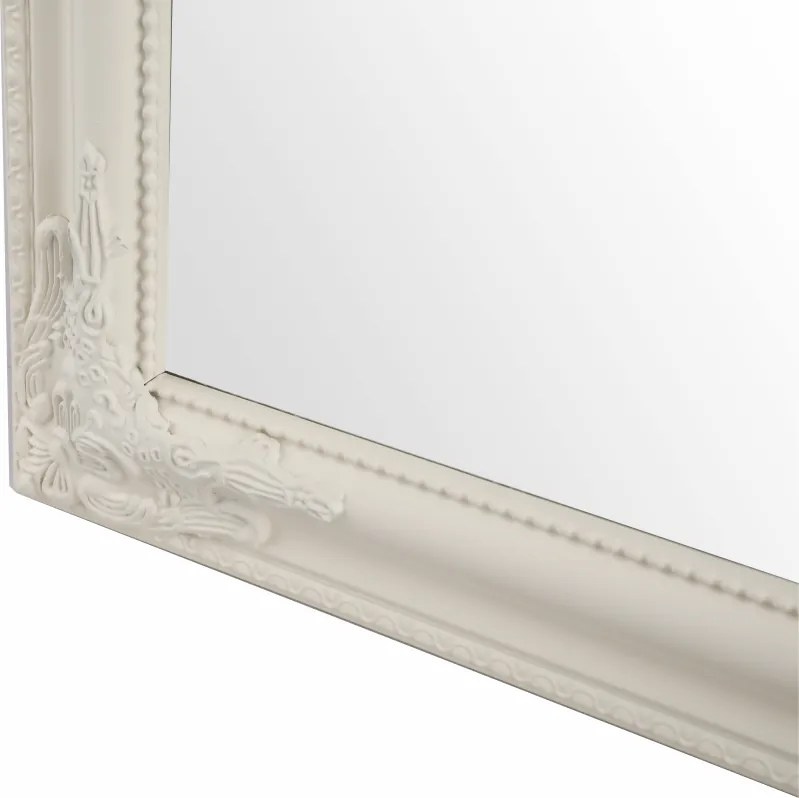 Tükör, krém színű fa keret, MALKIA tip 12