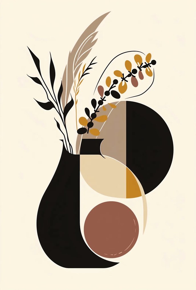 Poszter 61x90,5cm Színek a kertben