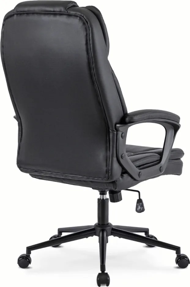 Forgószék fekete színben, műbőr kárpittal. PHONIX