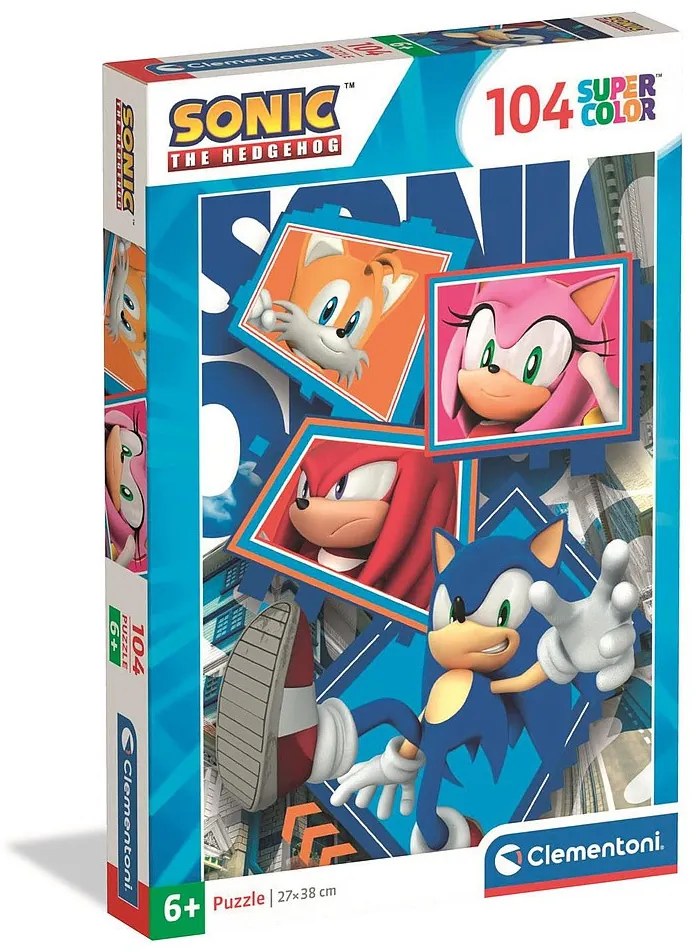 Sonic a sündisznó Action 104 db-os puzzle Clementoni