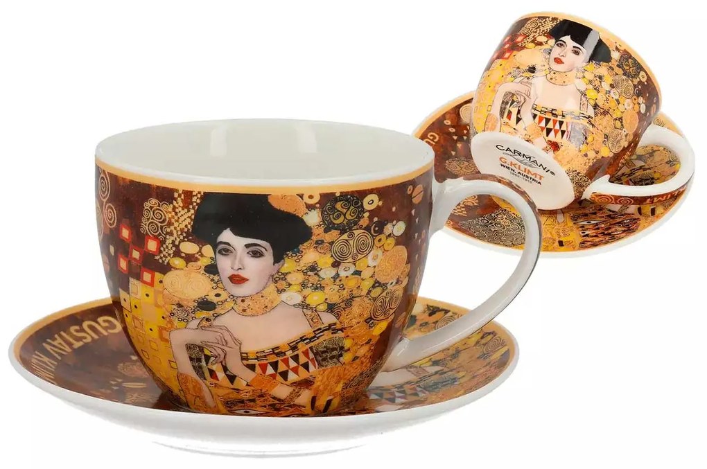 Klimt porcelán teás csésze 250 ml Adele Bloch-Bauer