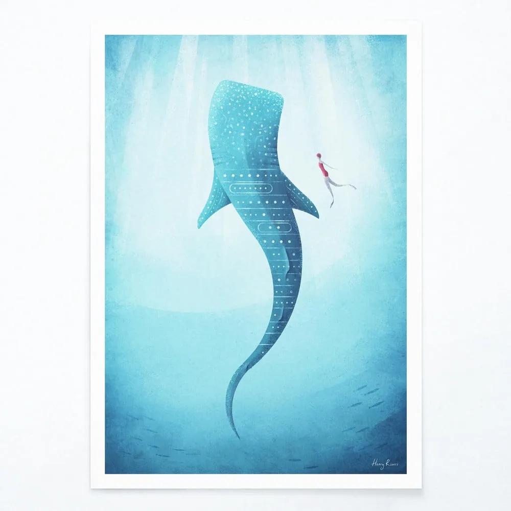 Whale Shark poszter, A2 - Travelposter