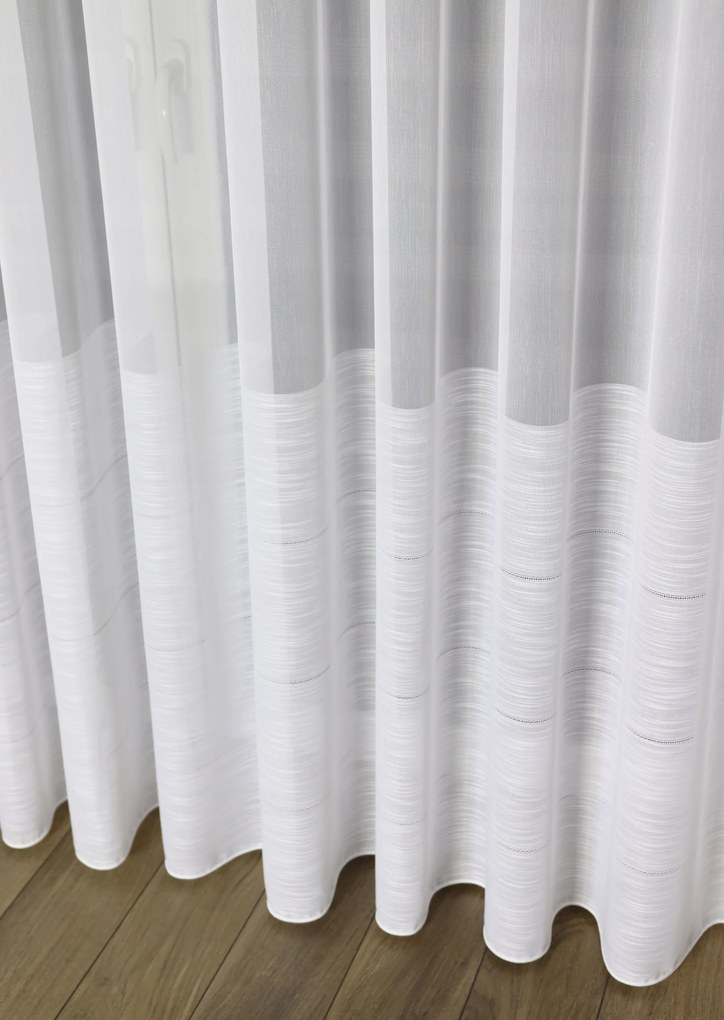 Függöny méteráru Mia fehér magasság: 320 cm