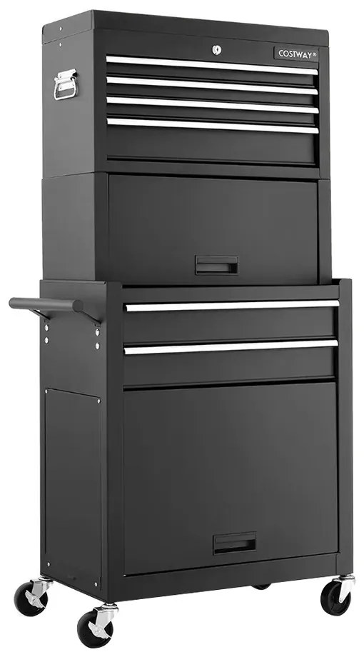 2 az 1-ben gurulós szerszámosláda