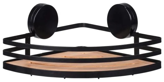 WENKO 24980800-ALBA polc 27,3x21 cm fekete/barna