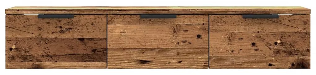 fali szekrény Régi fa 102x30x20 cm Gépelt fa