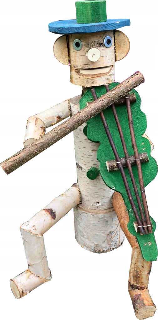 Kerti Dekoráció Öko Figura Bohóc Hegedű Sláger