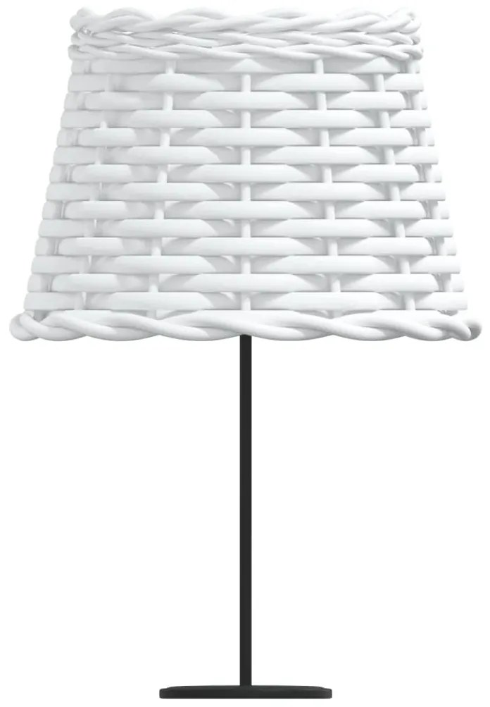 fehér fonott lámpaernyő Ø20x15 cm