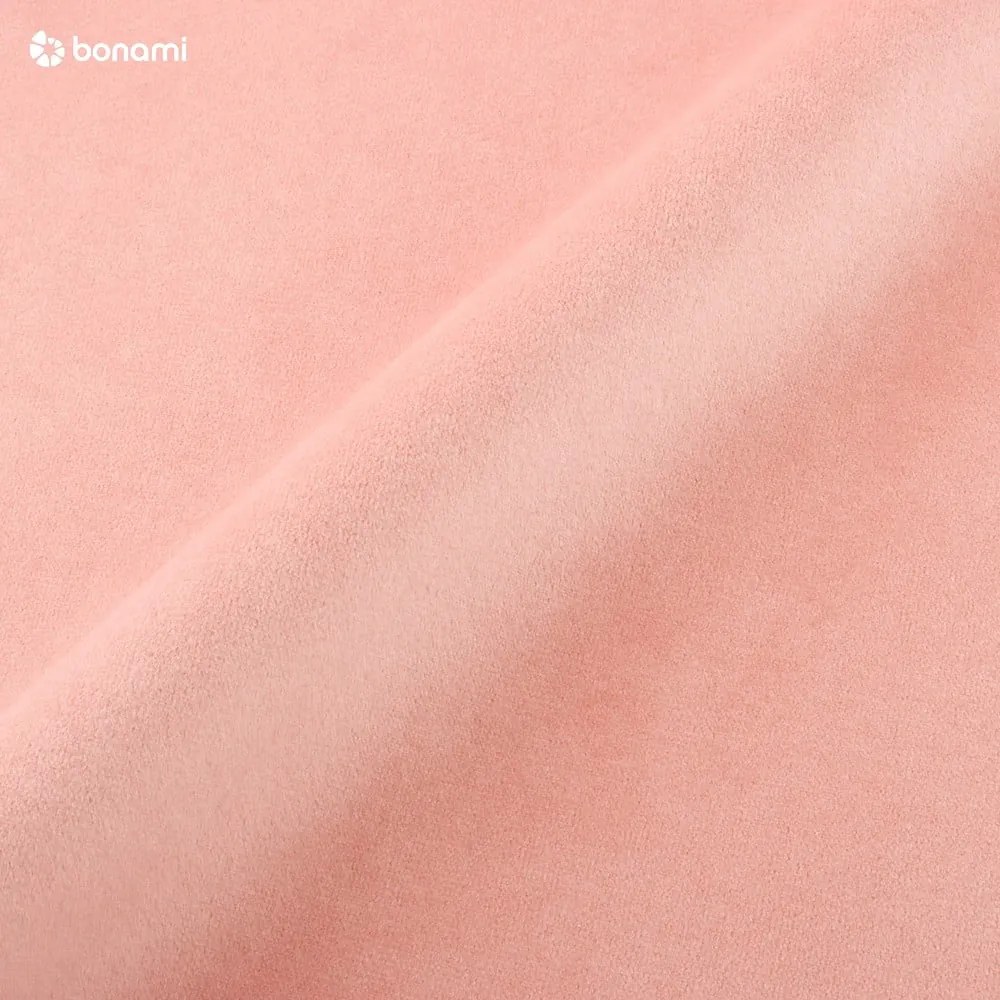 Santo rózsaszín bársonykanapé, 219 cm - Milo Casa