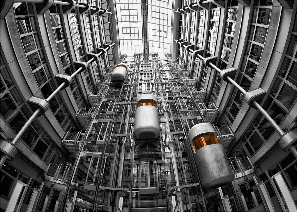 Lift az épületben képe (70x50 cm)