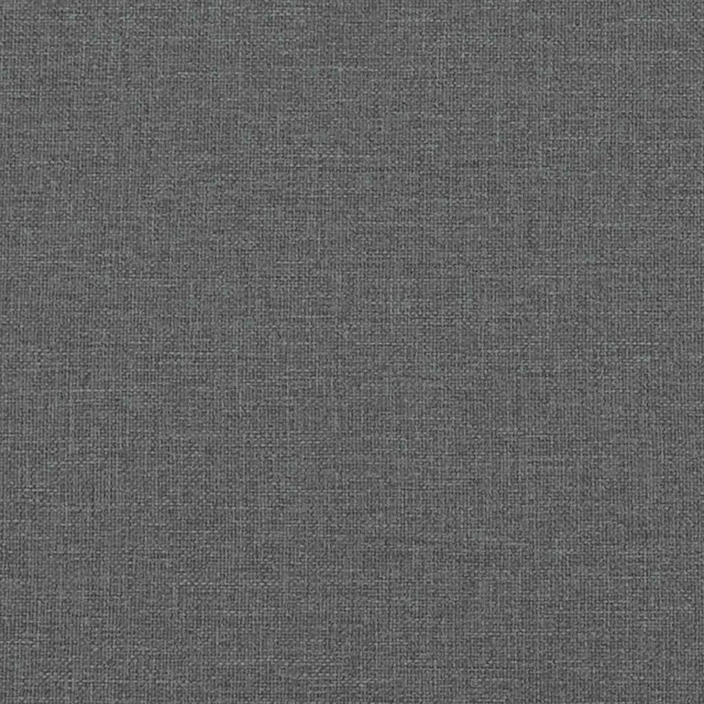 sötétszürke szövet loveseat kanapé 120 cm