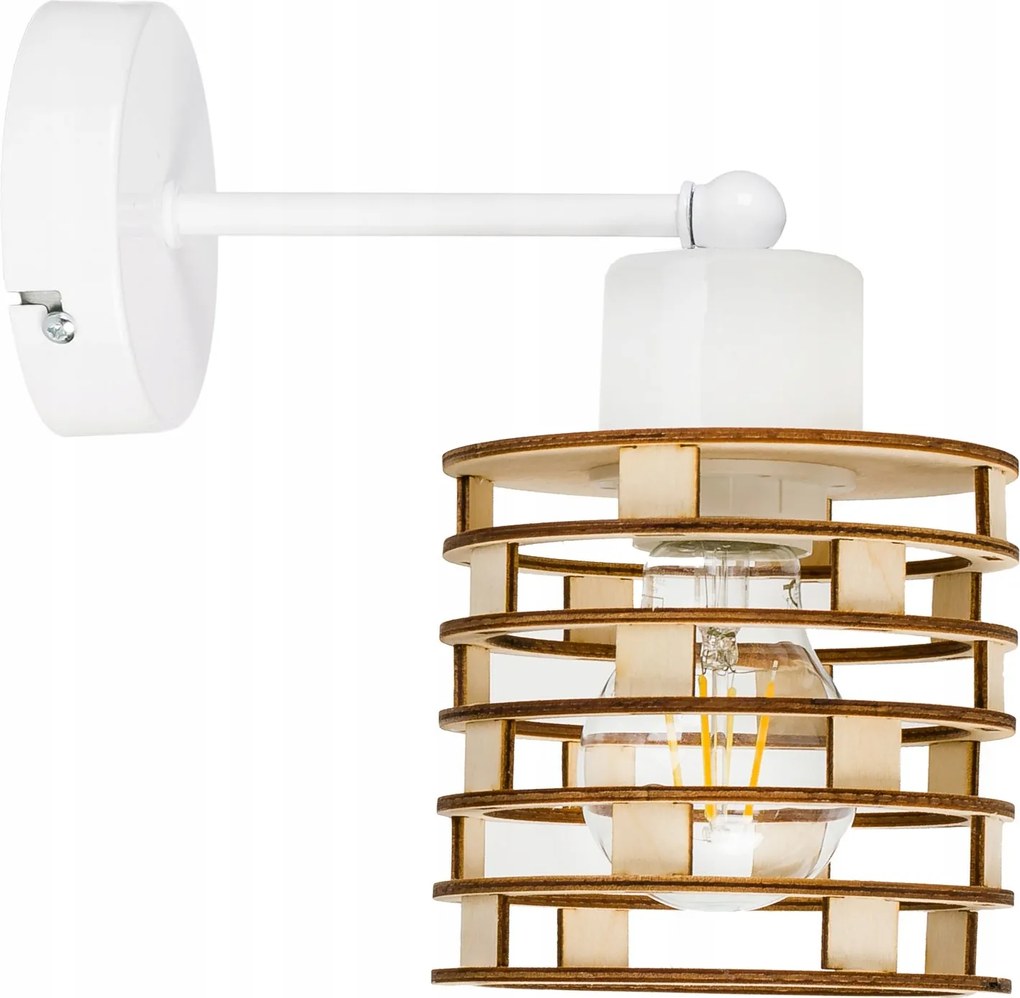 Lámpa Fali Lámpa fix loft Rugós Fa