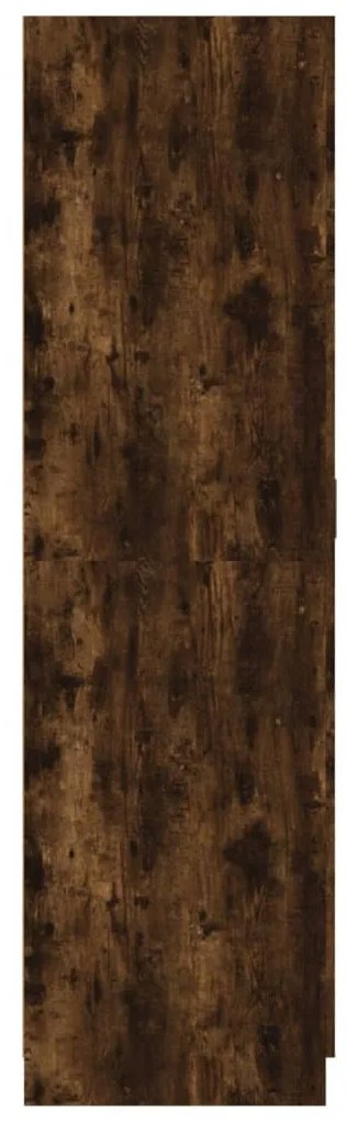 vidaXL füstös tölgy színű szerelt fa ruhásszekrény 80 x 52 x 180 cm