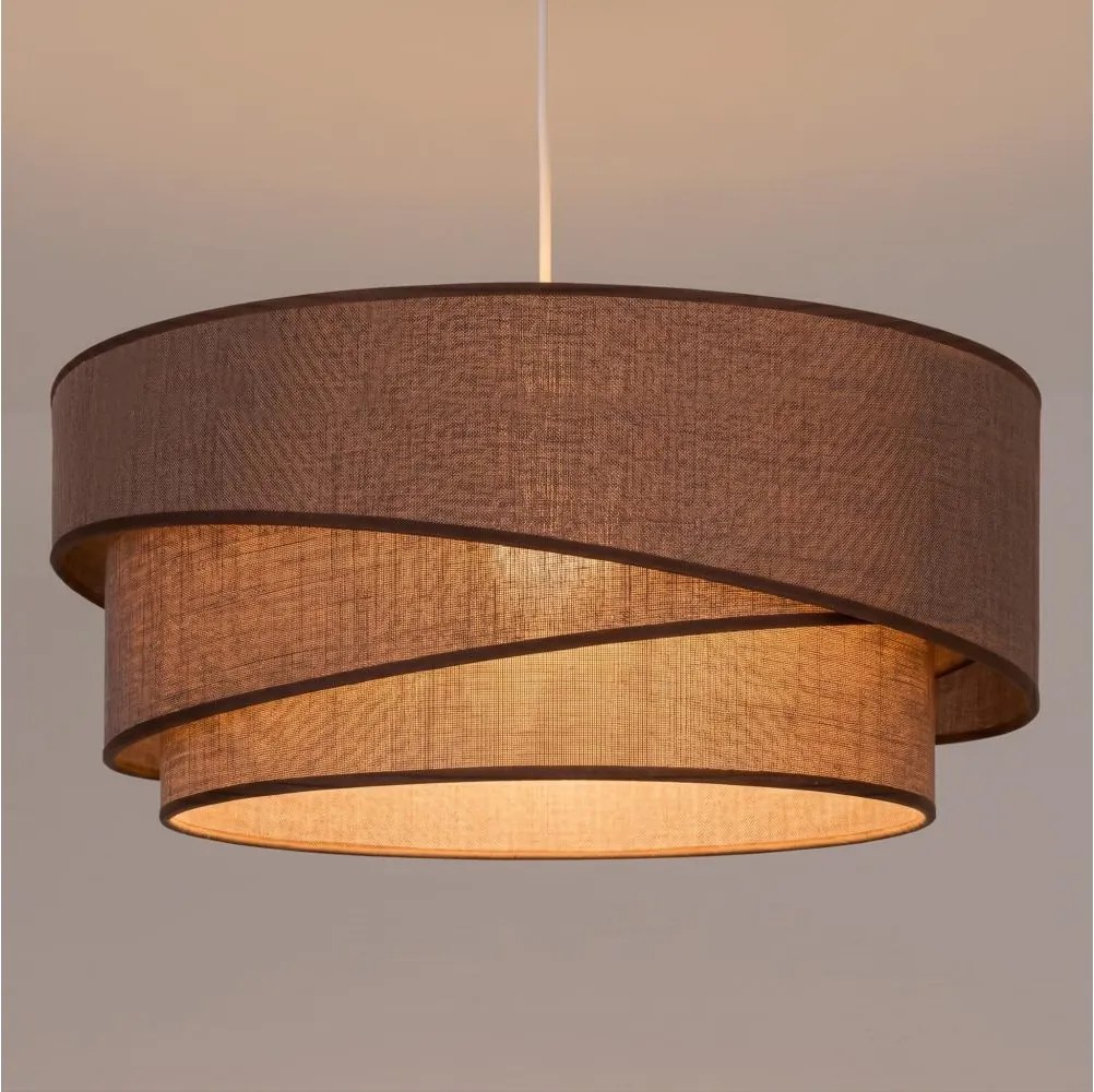 Brilagi - ARROW függőlámpa kábellel 1xE27/60W/230V Ø 45 cm barna