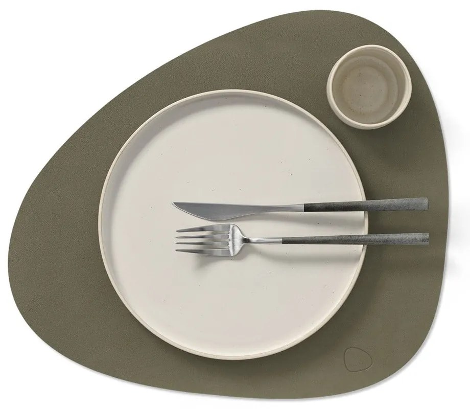 Öko bőr tányéralátét 37x44 cm Curve L Double Nupo – LIND DNA