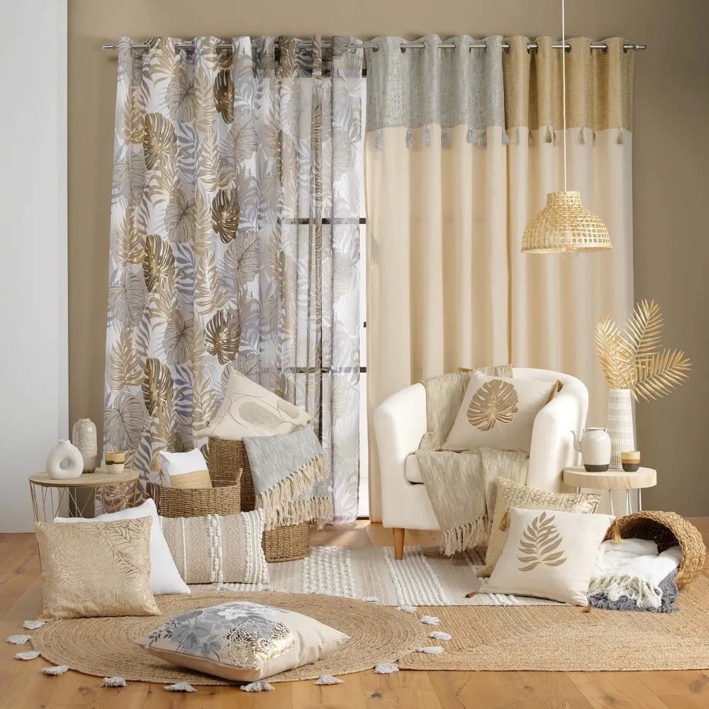 Bézs függöny 140x240 cm New Sultan – douceur d'intérieur