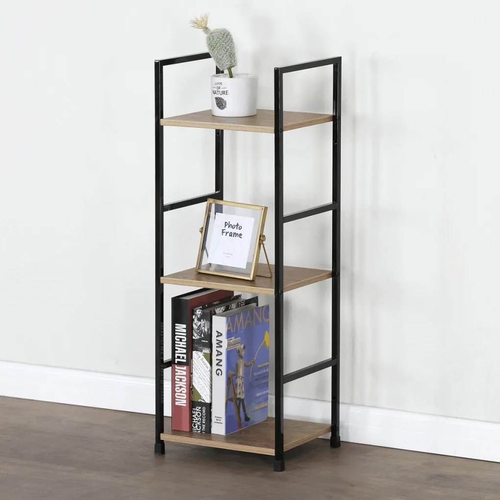 Polcos szekrény, MDF, barna, GD-213 OAK