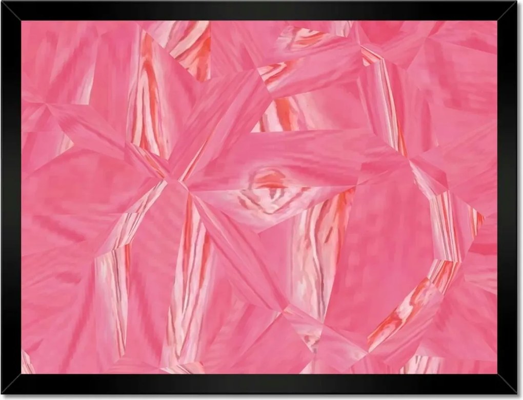 Poszterek keretben 40x30 Absztrakt Emmanuelle Rózsaszín